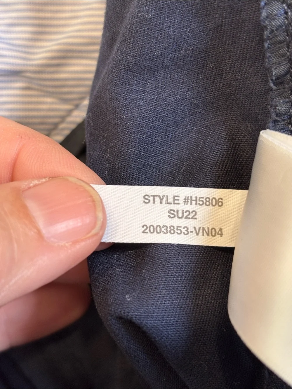 J.Crew 4” Stretch Chino Shorts Navy Blue Size 8 H5806 Classic Preppy EUC